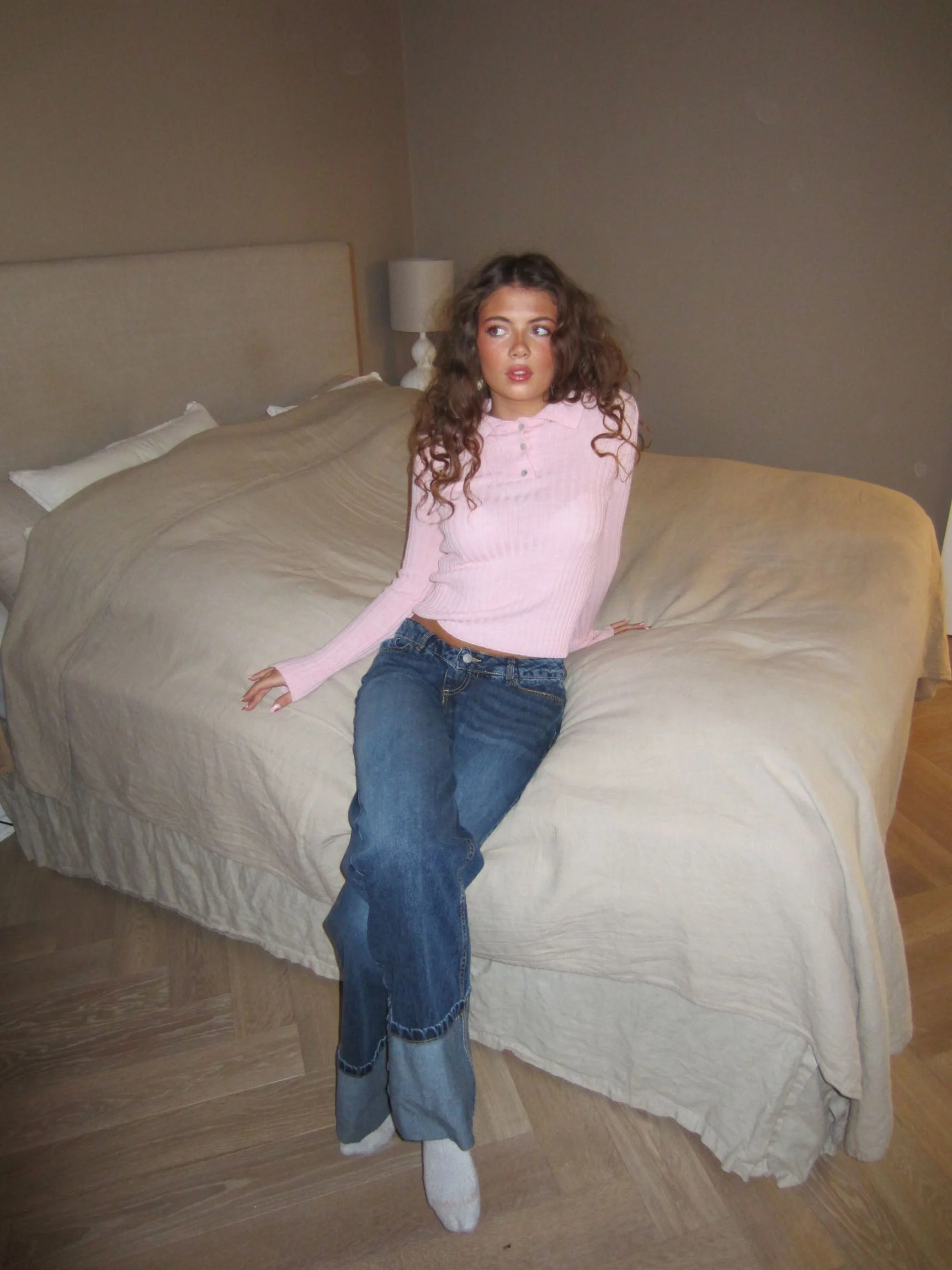 Sonya jeans with cuffs - Blue denim 6 Sonya jeans with cuffs - Blue denim
