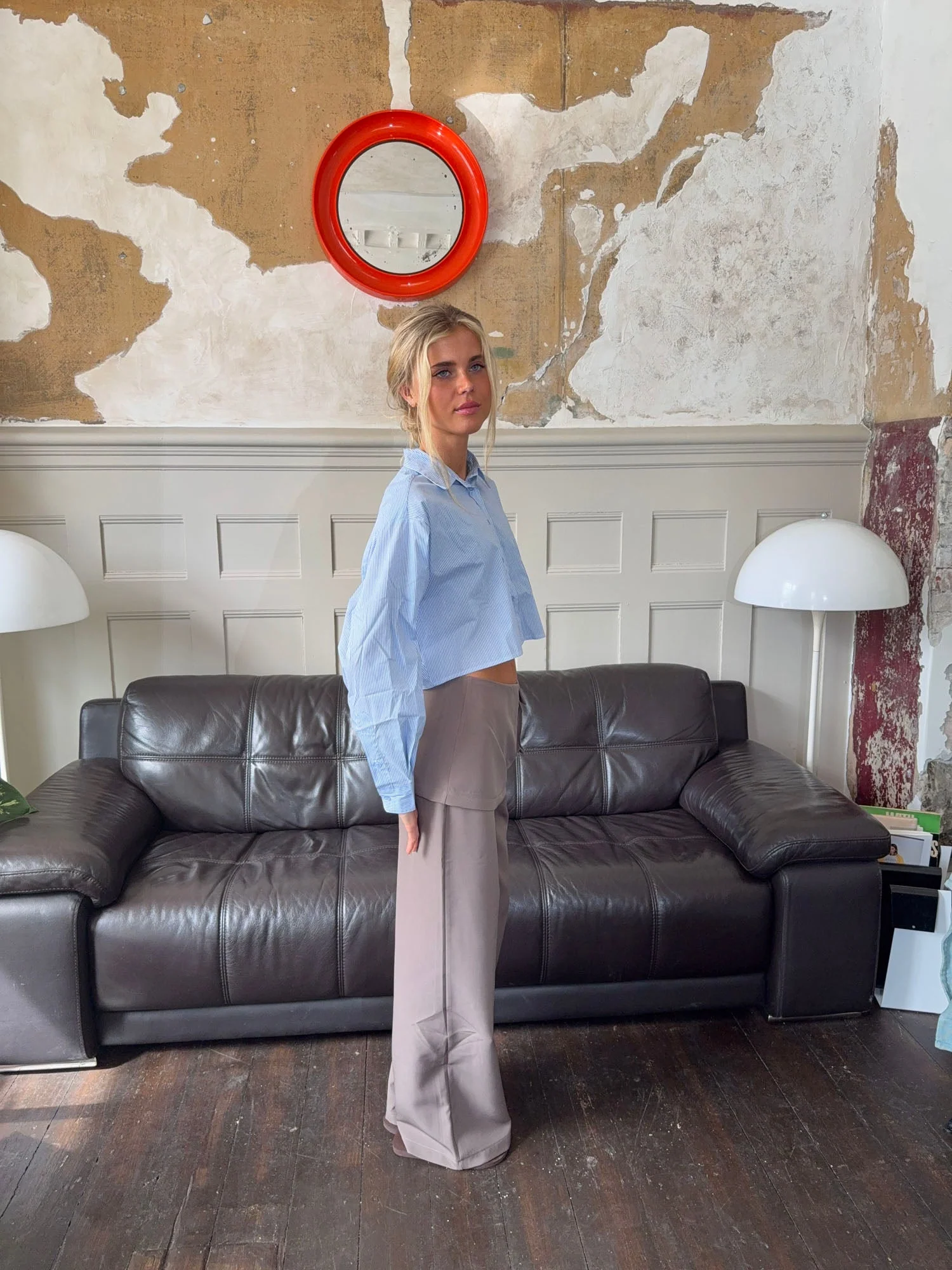Thealine pants with skirt – Taupe 15 Thealine pants with skirt – Taupe