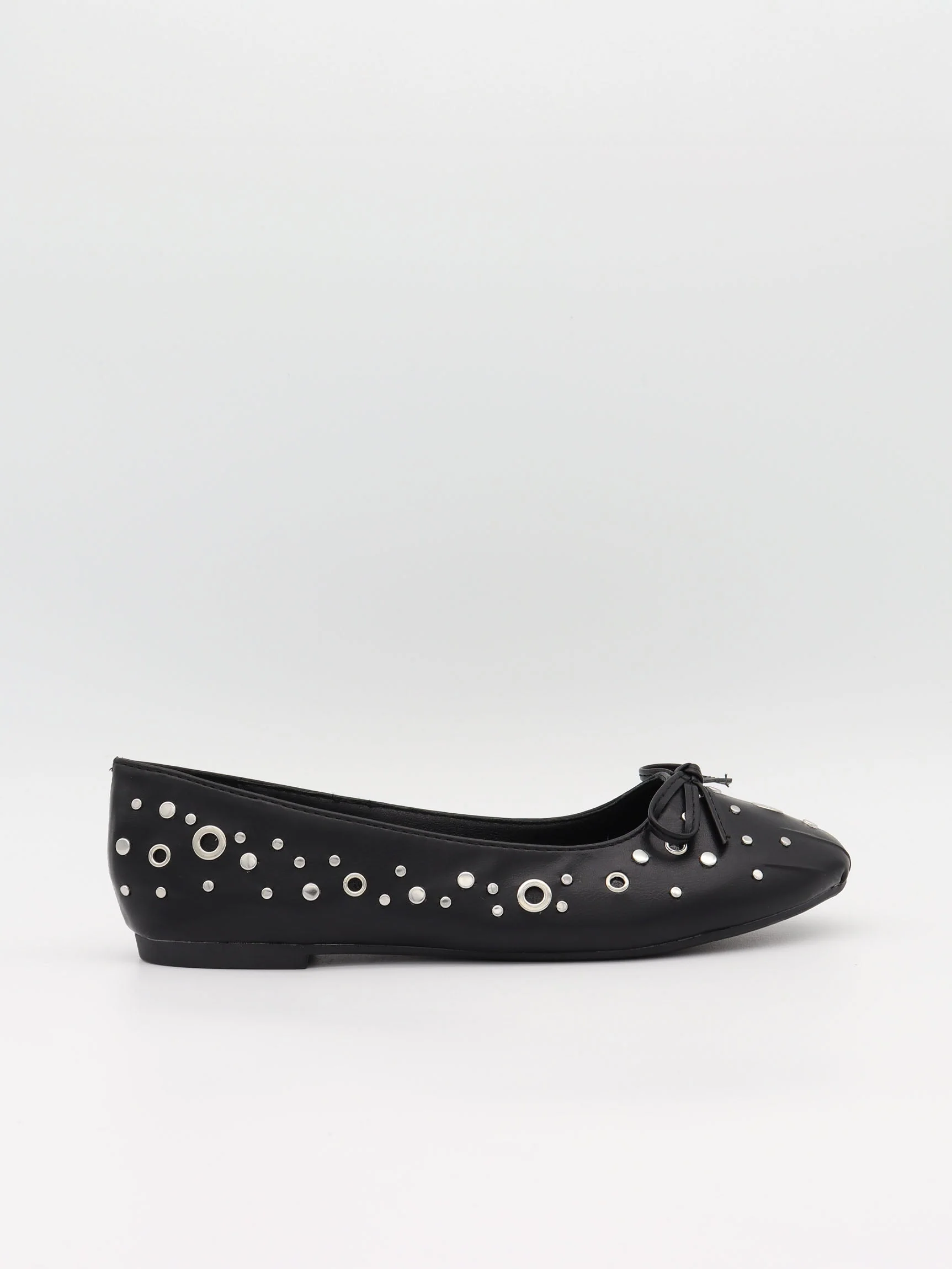Katarine ballerinas with stud details - Black 2 Katarine ballerinas with stud details - Black