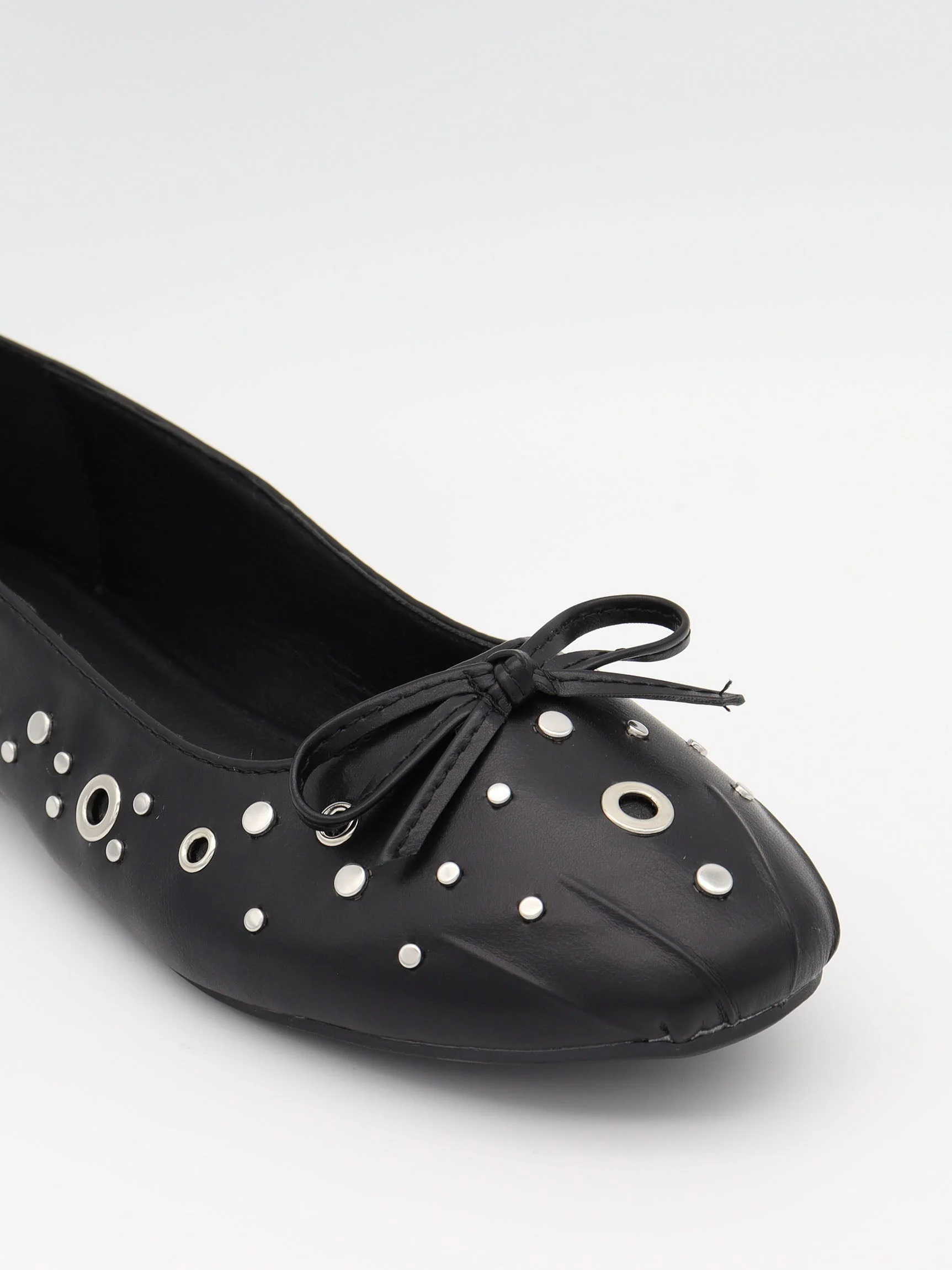 Katarine ballerinas with stud details - Black 5 Katarine ballerinas with stud details - Black