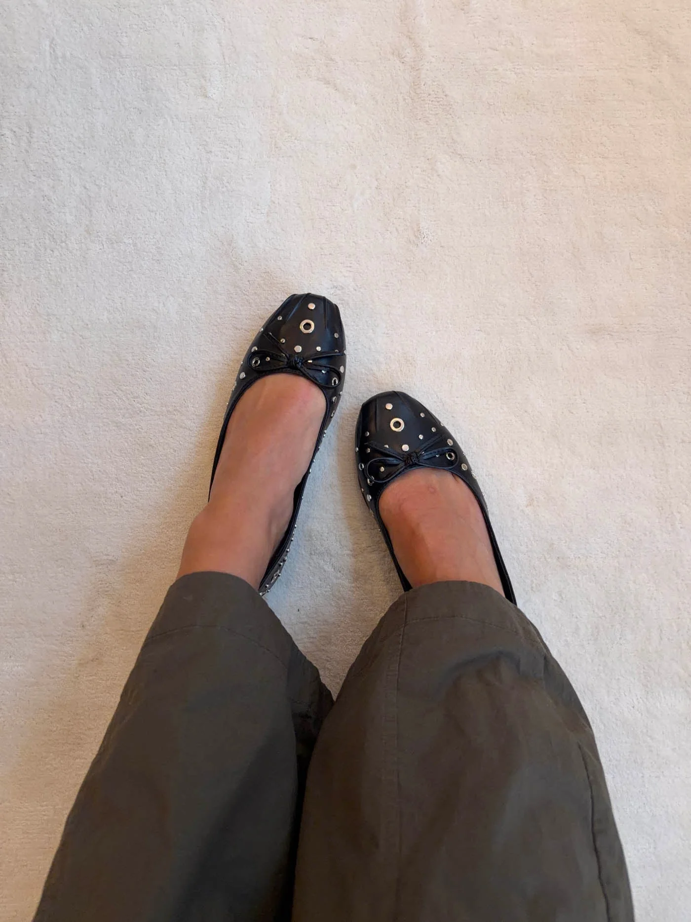 Katarine ballerinas with stud details - Black 7 Katarine ballerinas with stud details - Black