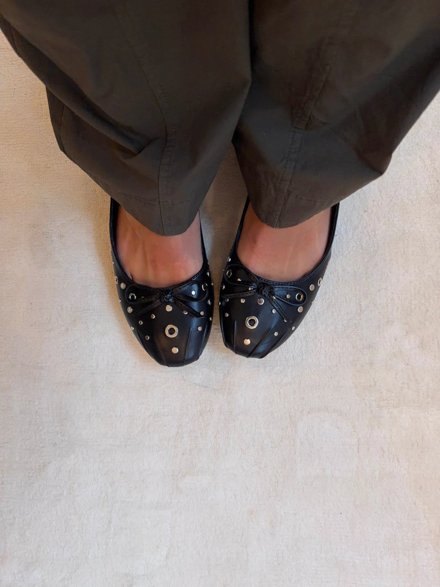 Katarine ballerinas with stud details - Black 8 Katarine ballerinas with stud details - Black