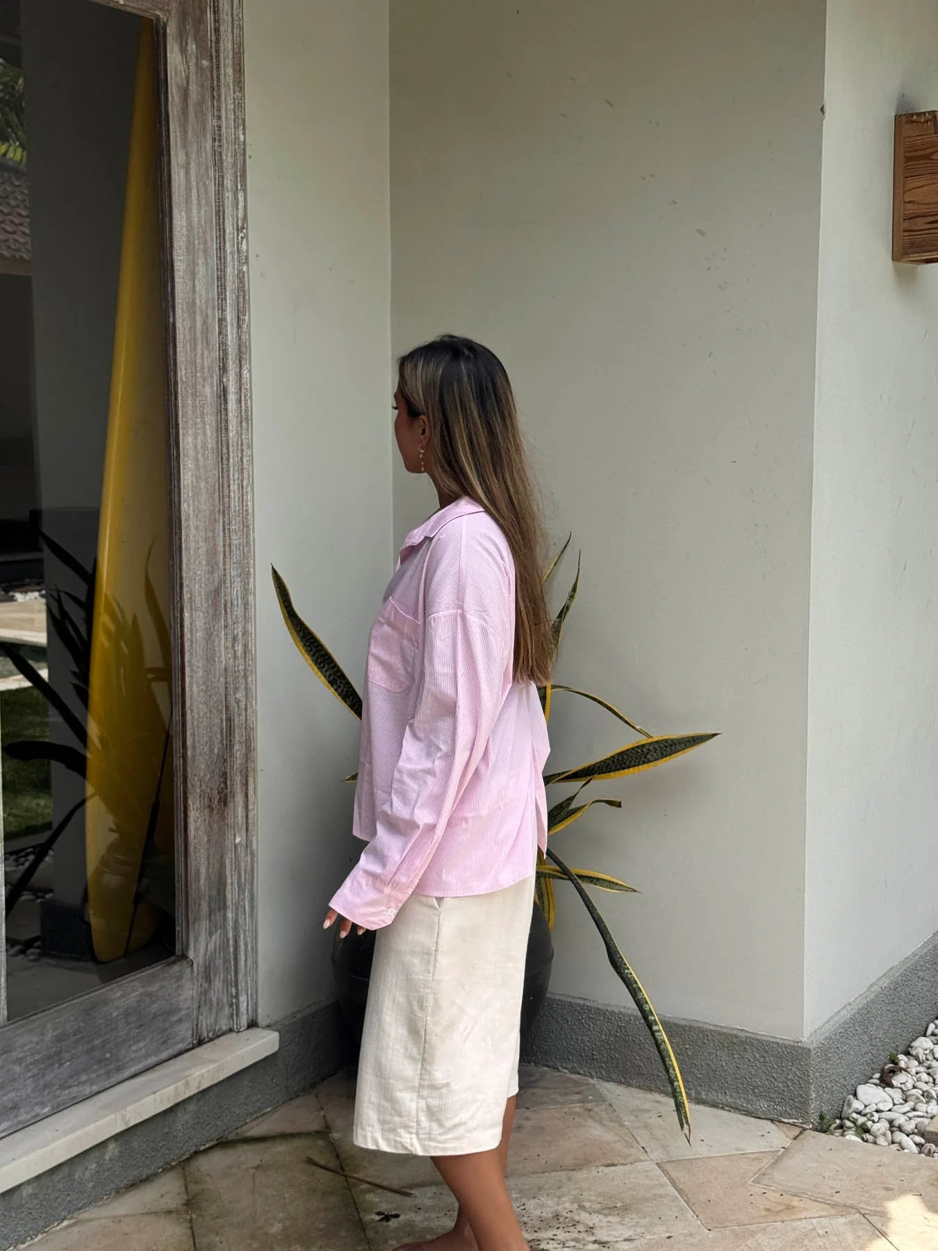 Kendall button shirt with stripes - Pink/white 6 Kendall button shirt with stripes - Pink/white