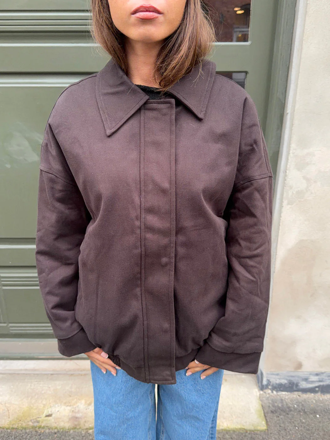 Kimma bomber jacket - Brown 4 Kimma bomber jacket - Brown