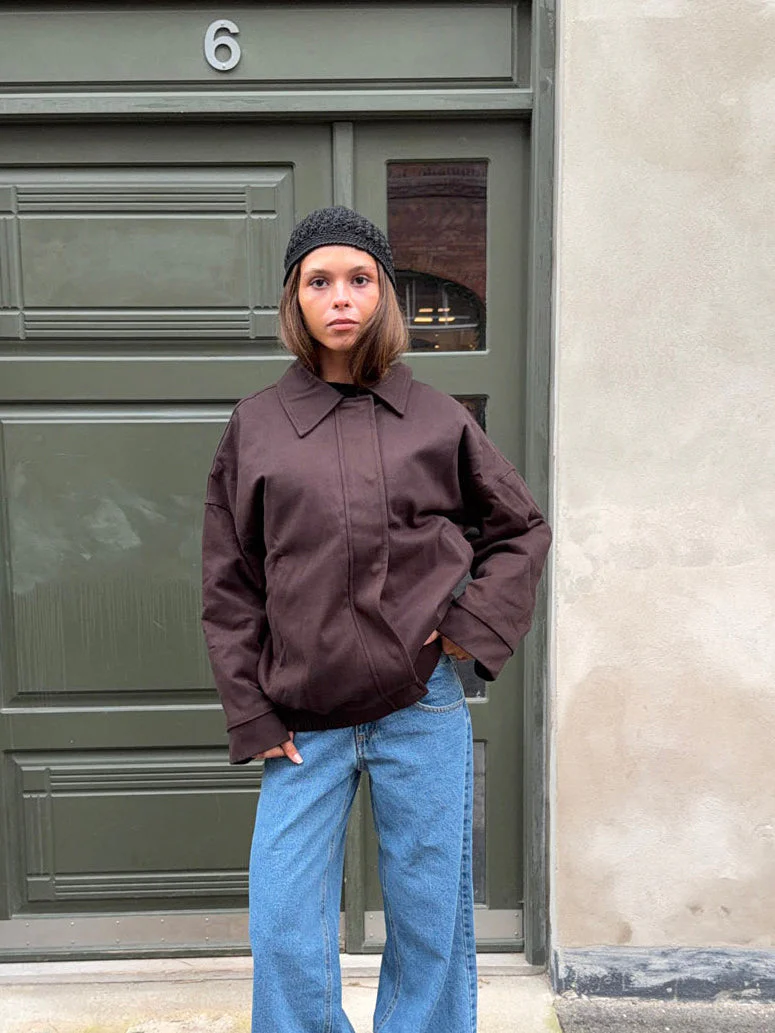 Kimma bomber jacket - Brown 5 Kimma bomber jacket - Brown