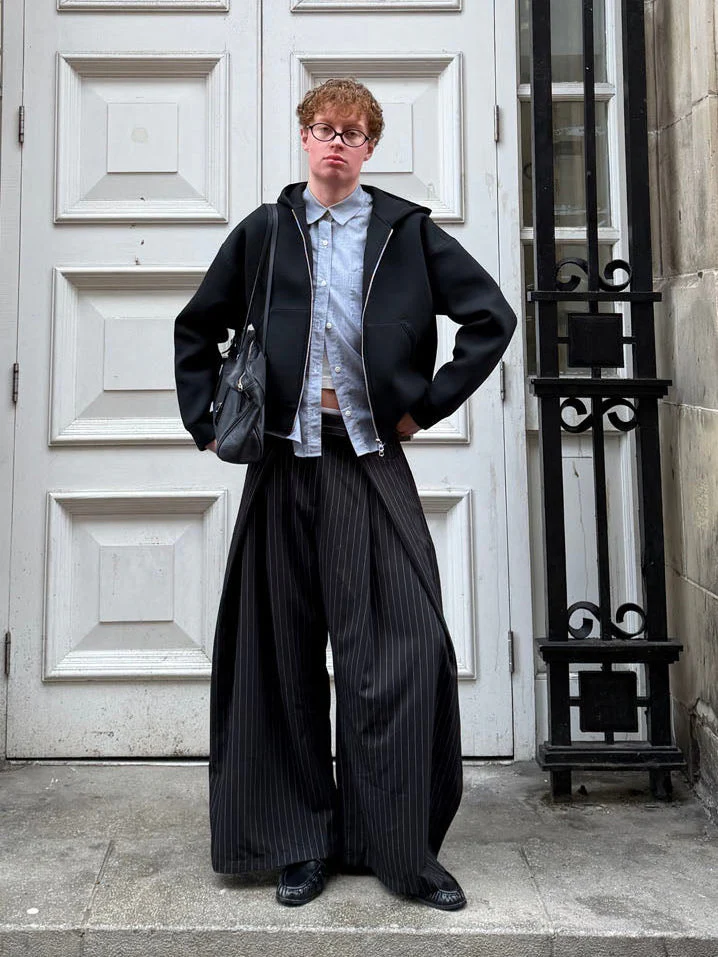 Klausa suit pants with pinstripes – Black/white 6 Klausa suit pants with pinstripes – Black/white