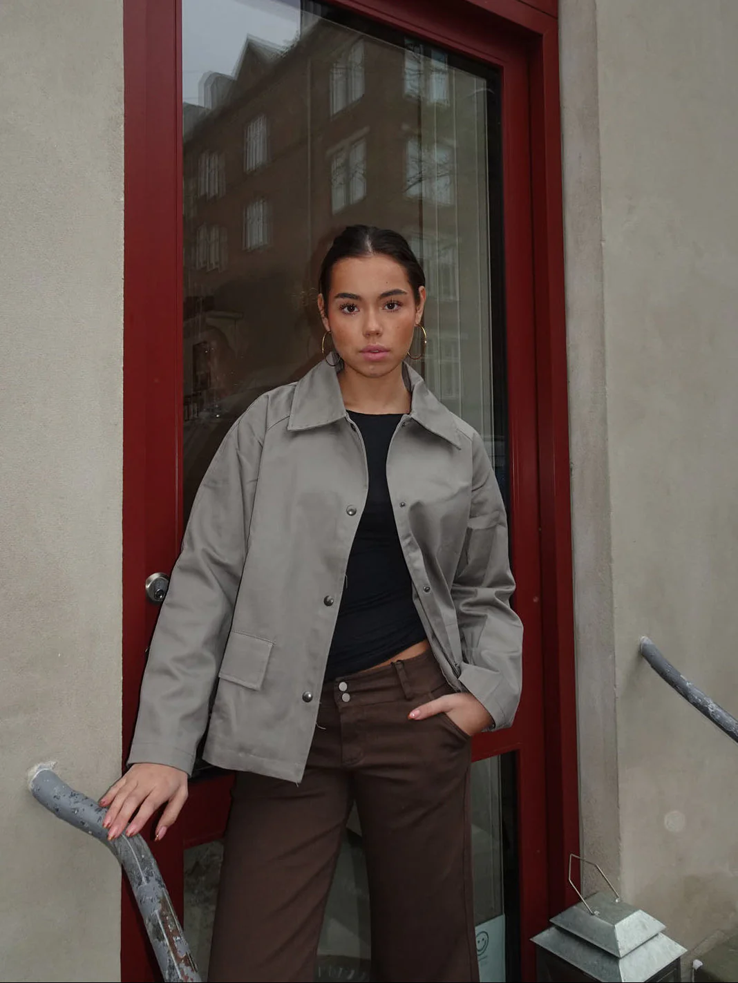 Lilja jacket - Taupe 1 Lilja jacket - Taupe