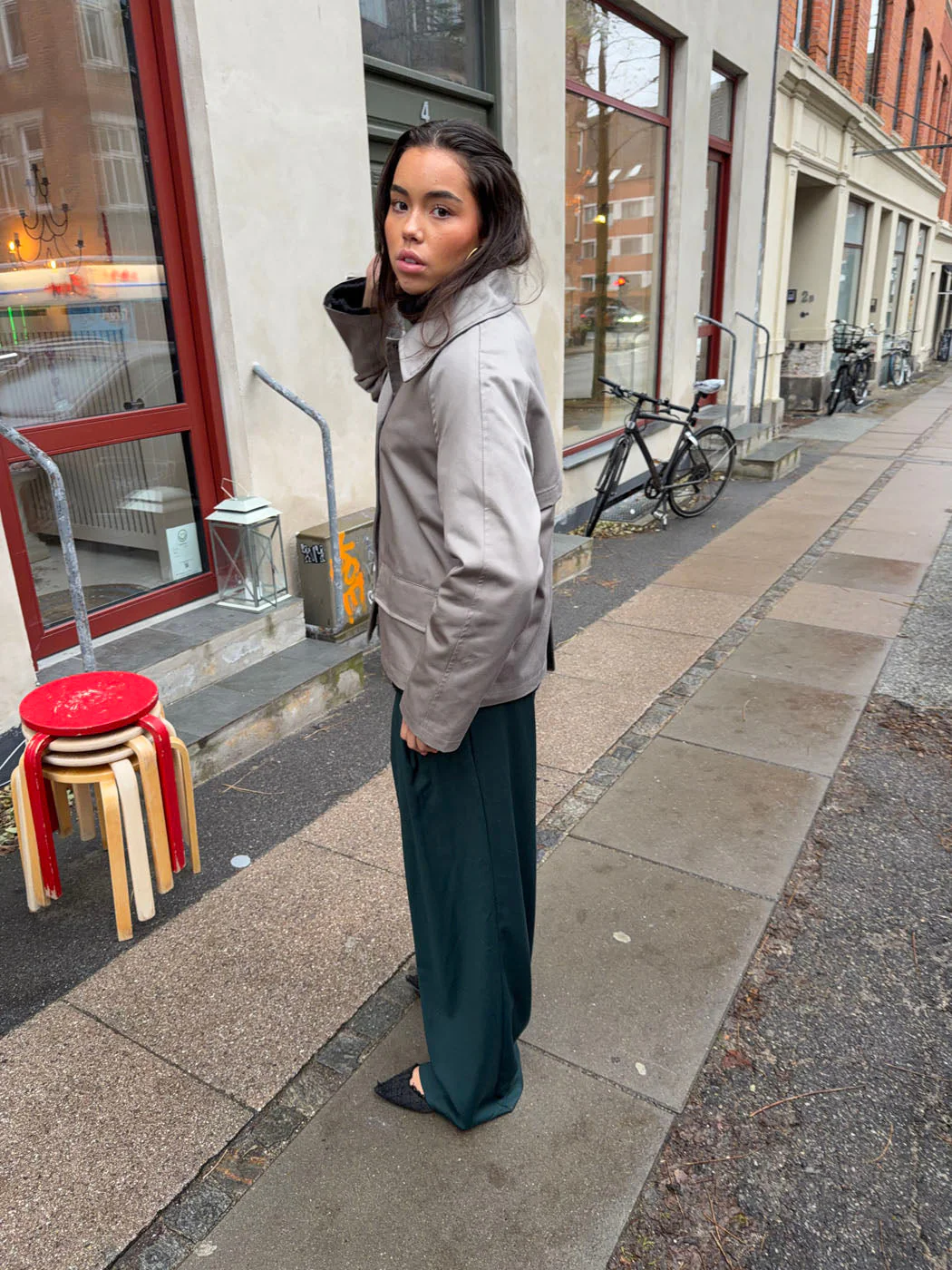 Lilja jacket - Taupe 9 Lilja jacket - Taupe