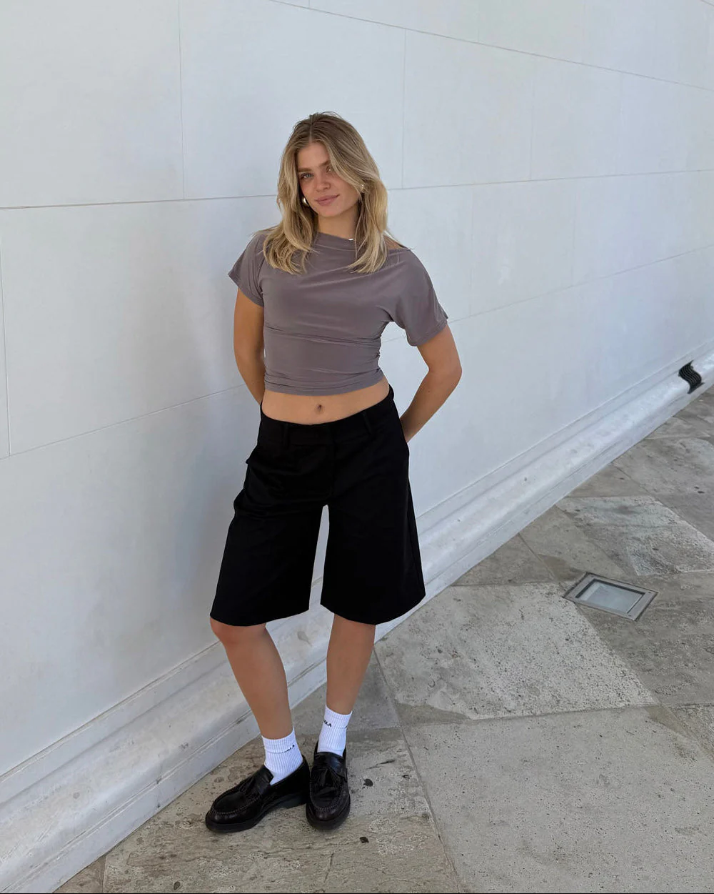 Noelia bermuda shorts - Black 2 Noelia bermuda shorts - Black