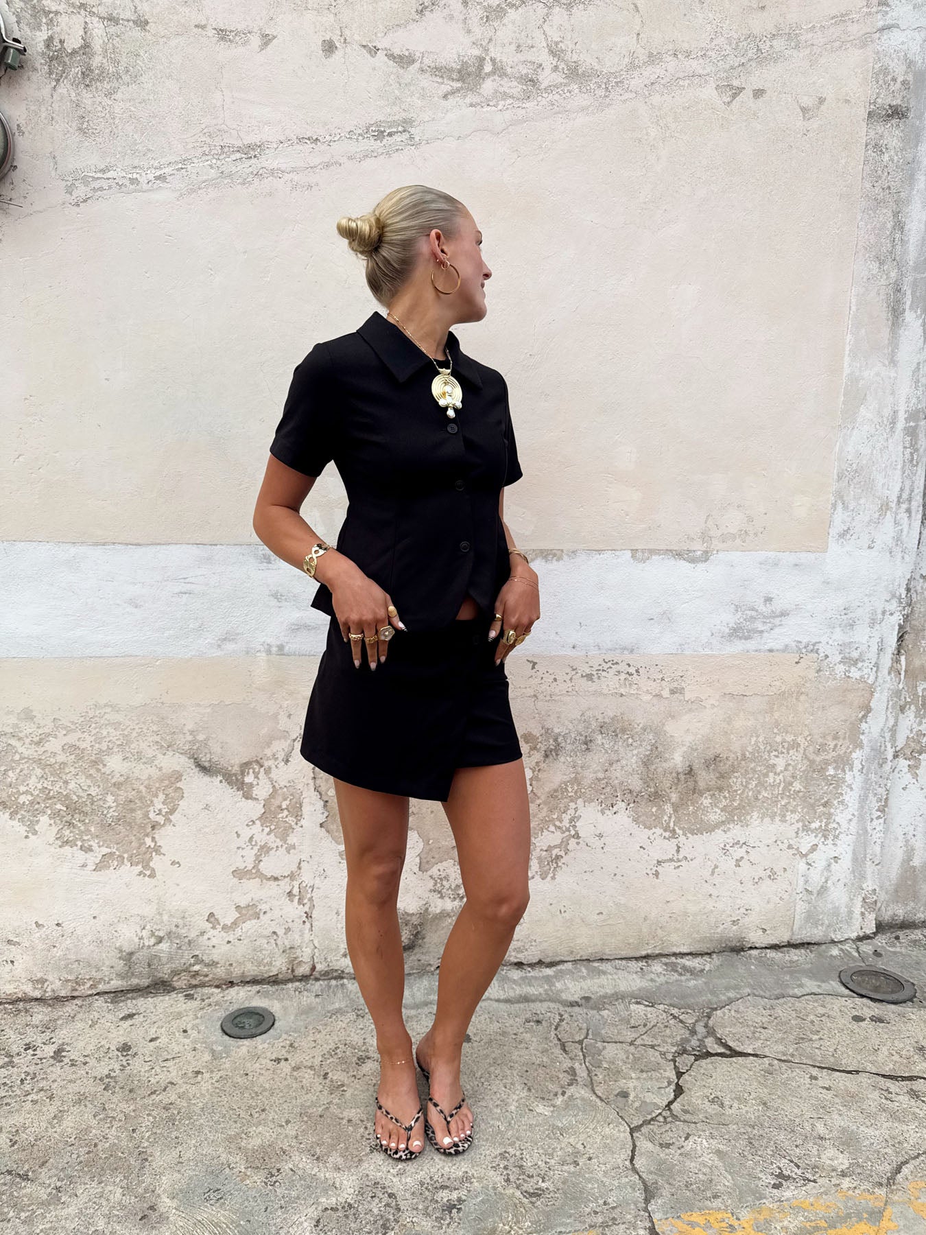 Scandivv mini suit skirt - Black 8 Scandivv mini suit skirt - Black