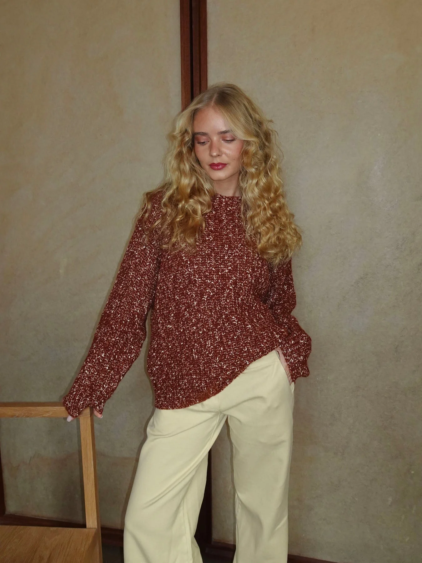Lunuda knit sweater – Rust/orange 8 Lunuda knit sweater – Rust/orange