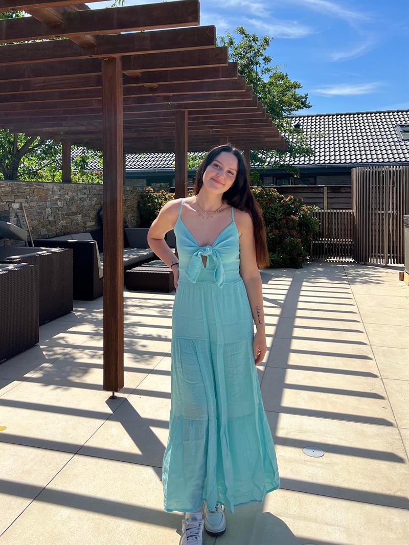 Lydia dress - turquoise 1 Lydia dress - turquoise