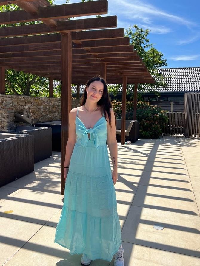Lydia dress - turquoise 6 Lydia dress - turquoise