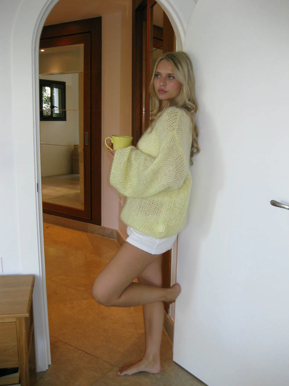Manda knit - Yellow 3 Manda knit - Yellow