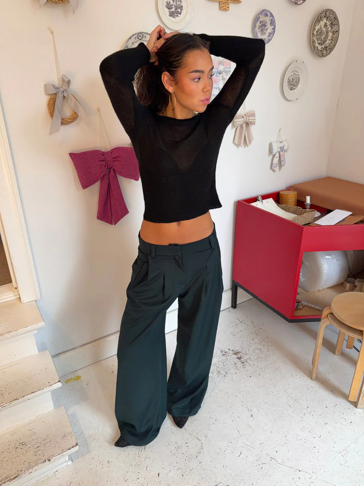 Menia suit pants - Green 1 Menia suit pants - Green
