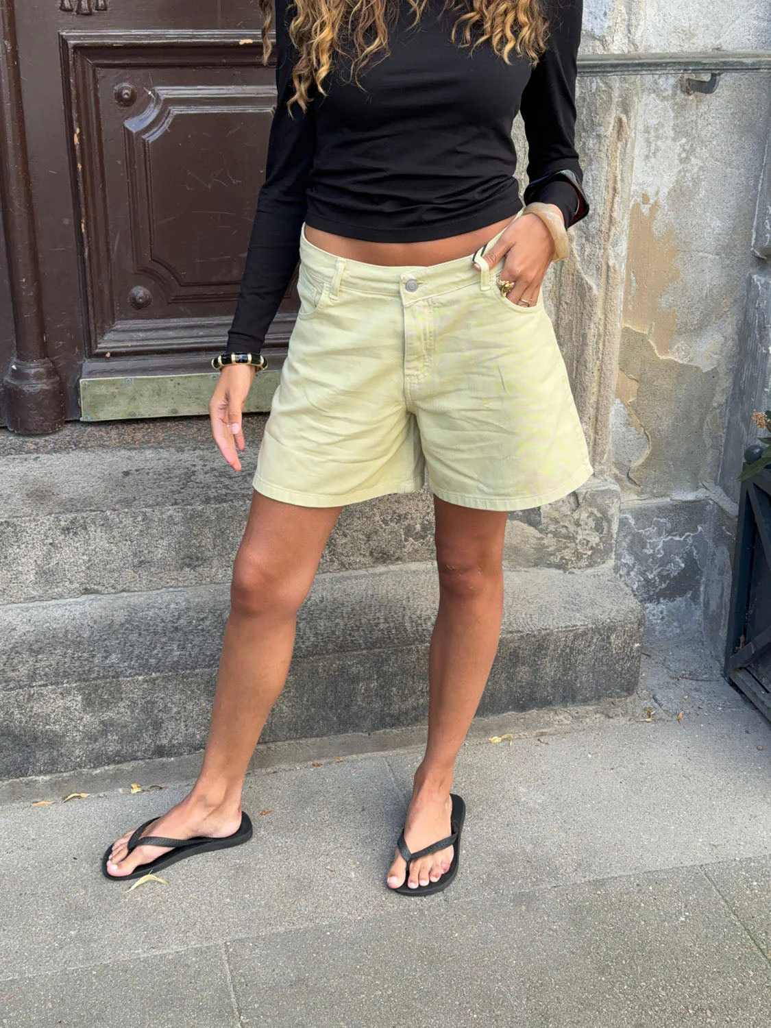 Tiffay shorts - Lime green 4 Tiffay shorts - Lime green