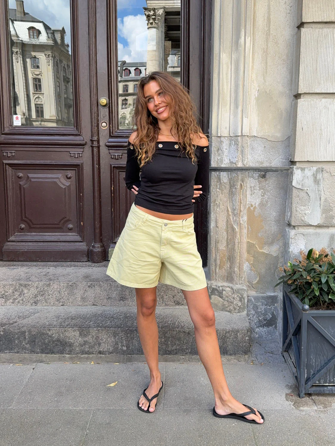 Tiffay shorts - Lime green 5 Tiffay shorts - Lime green