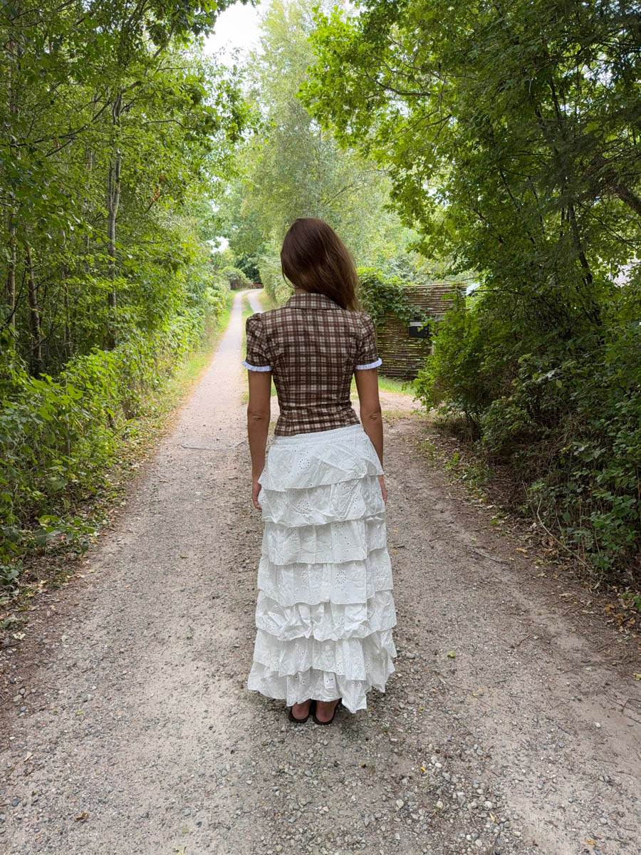 Tunika skirt with ruffles – White 4 Tunika skirt with ruffles – White
