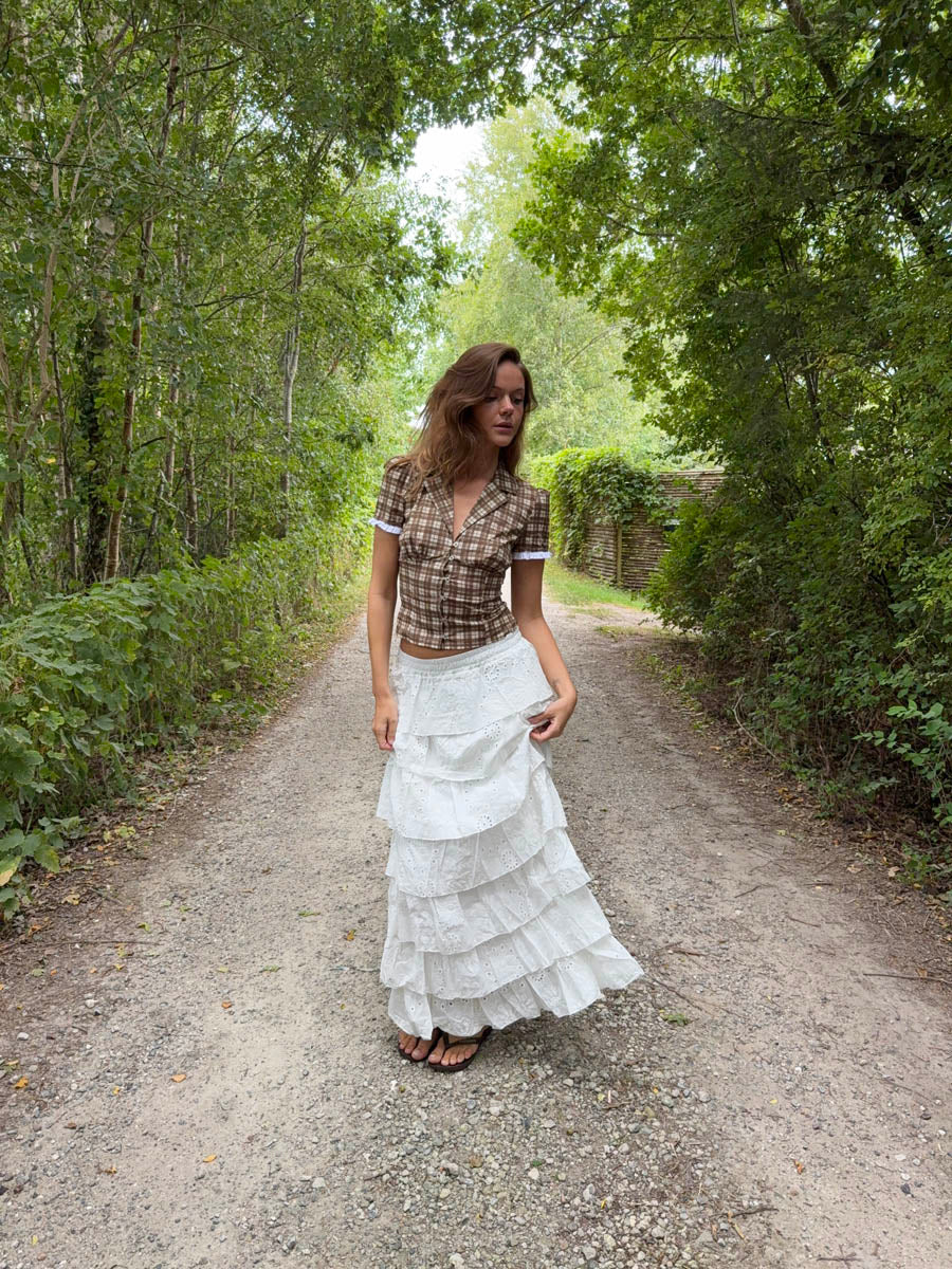 Tunika skirt with ruffles – White 5 Tunika skirt with ruffles – White