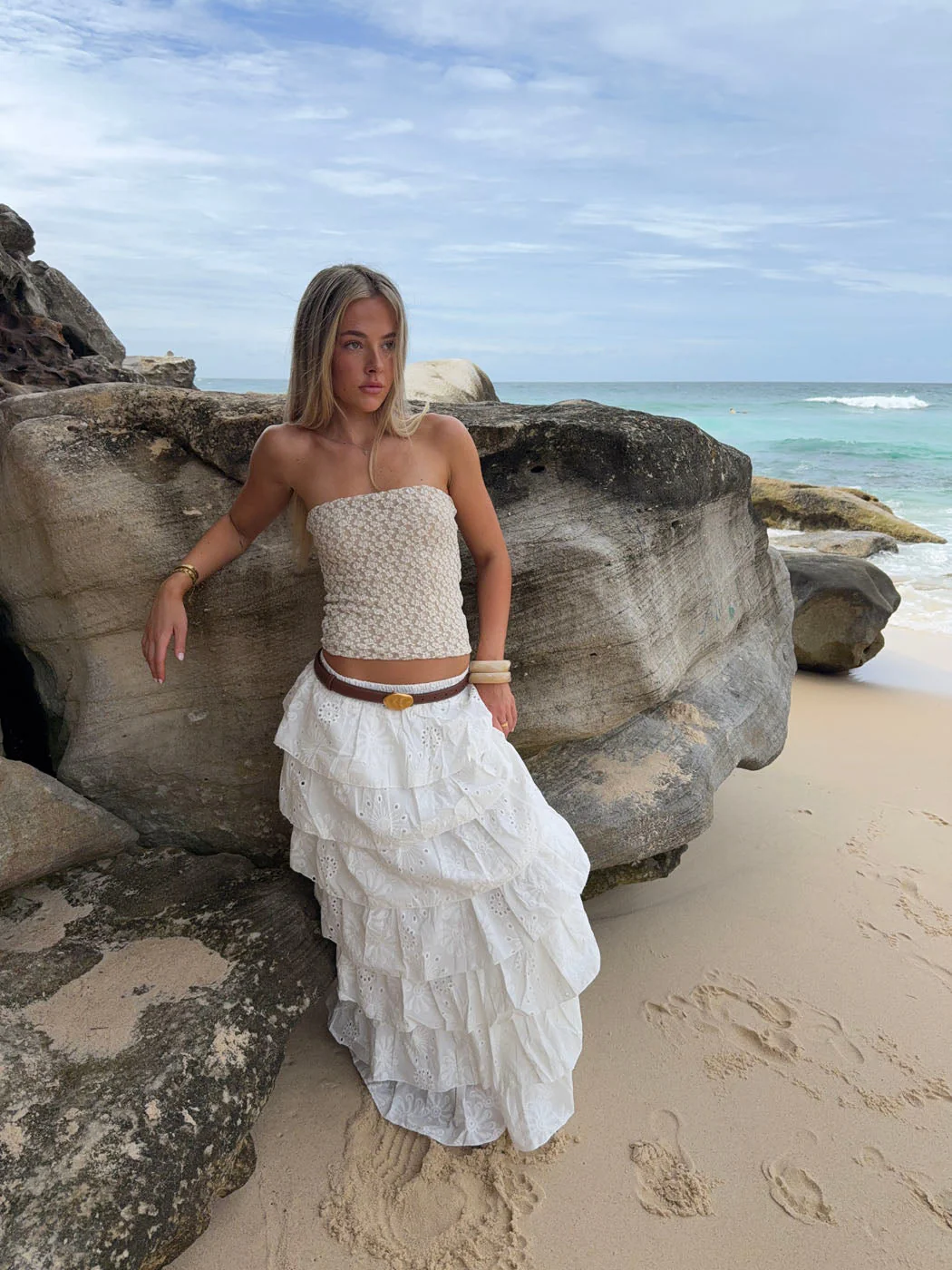 Tunika skirt with ruffles – White 9 Tunika skirt with ruffles – White