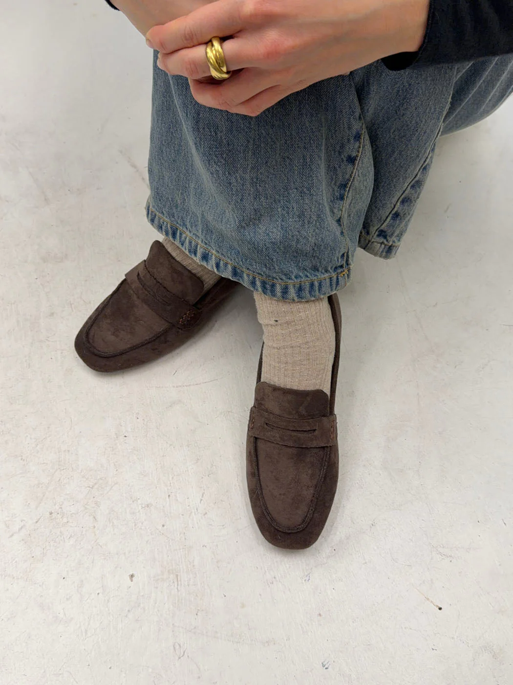 Watson loafers in suede - Dark brown 8 Watson loafers in suede - Dark brown