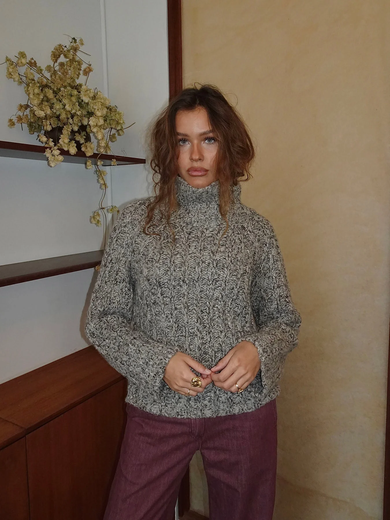 Tikka knit sweater - Grey 4 Tikka knit sweater - Grey