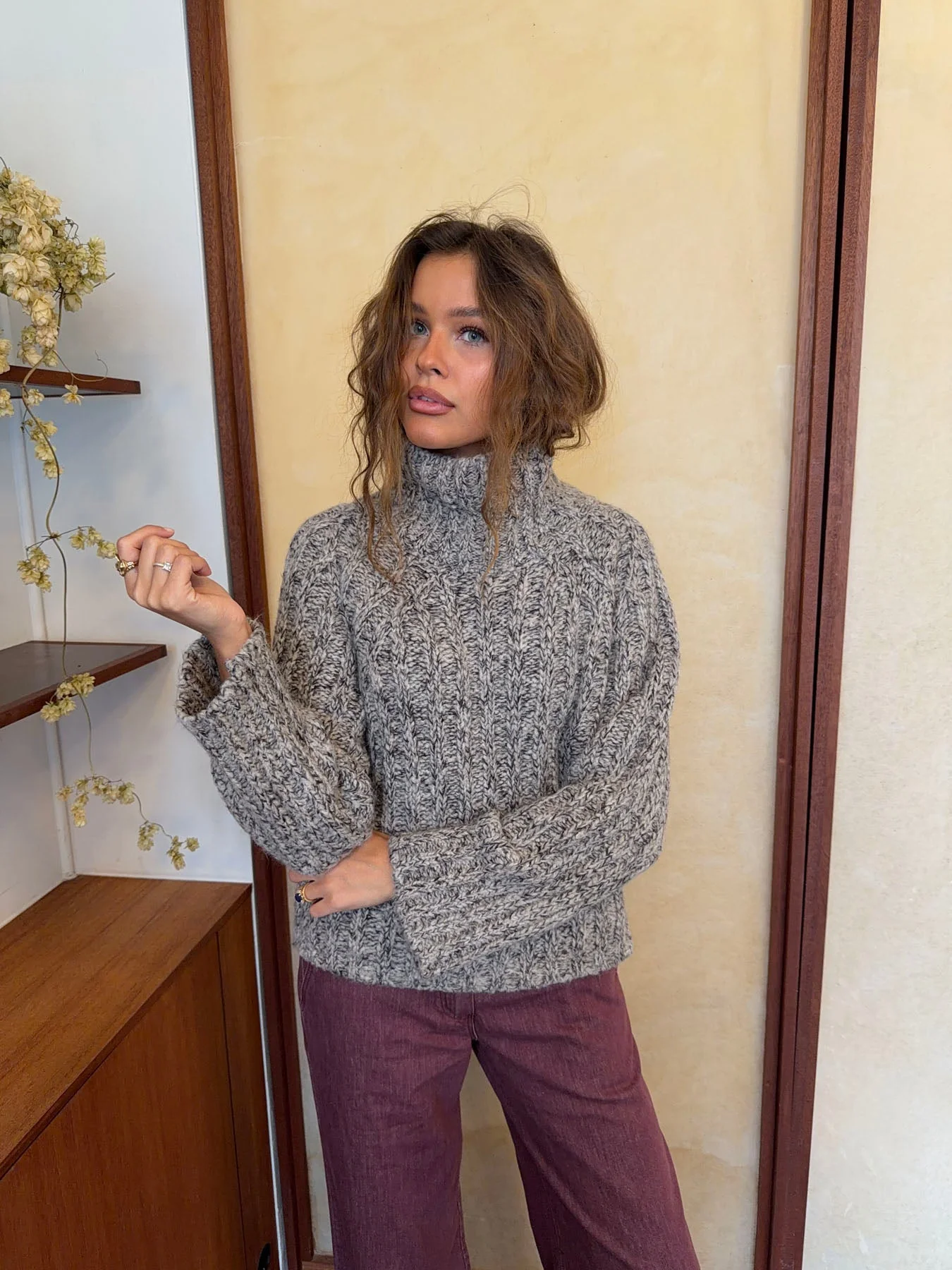 Tikka knit sweater - Grey 5 Tikka knit sweater - Grey