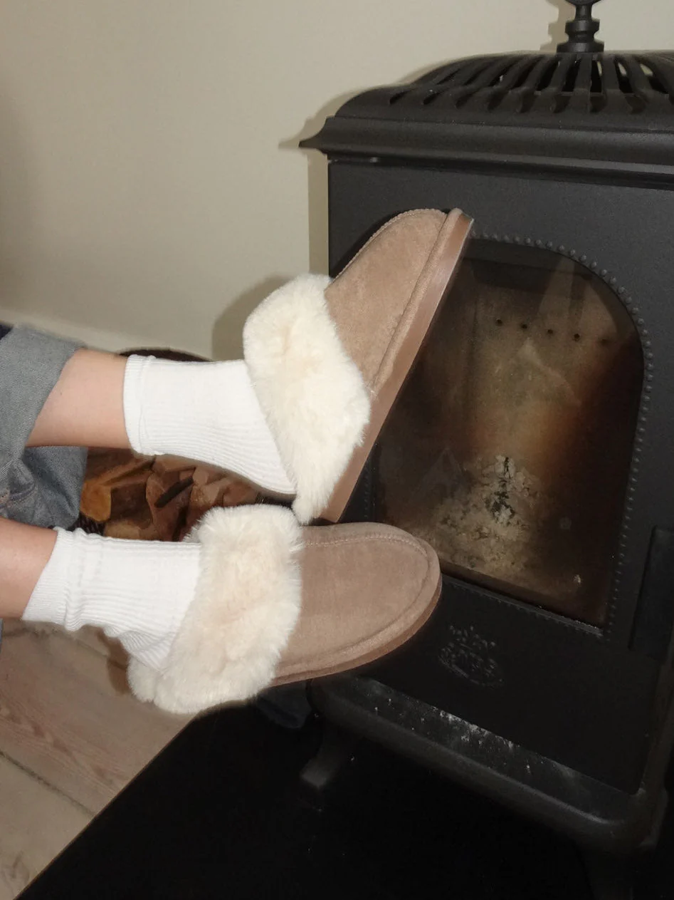 Moroni slippers - Taupe 3 Moroni slippers - Taupe
