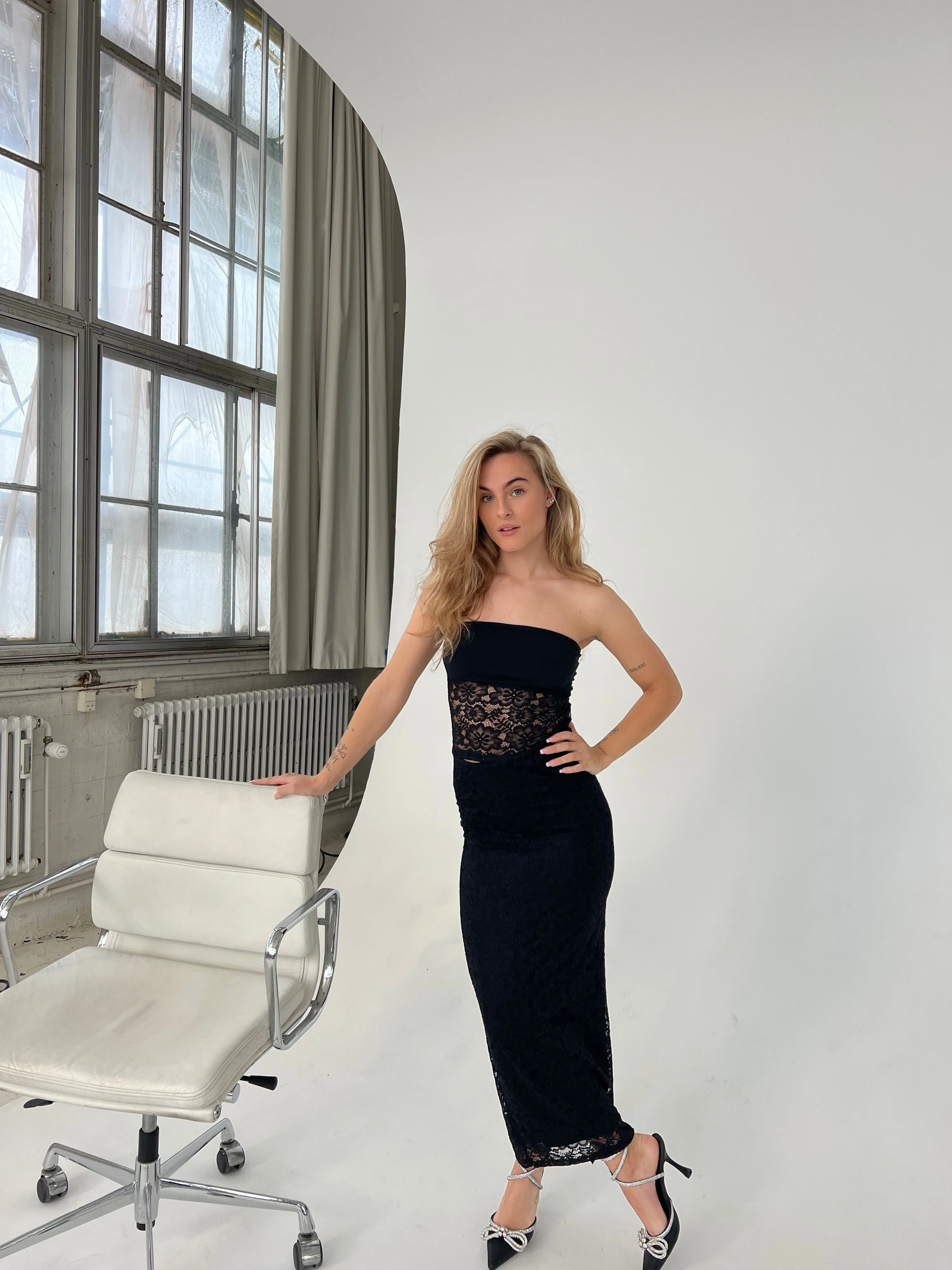 Zera lace top - Black 18 Zera lace top - Black