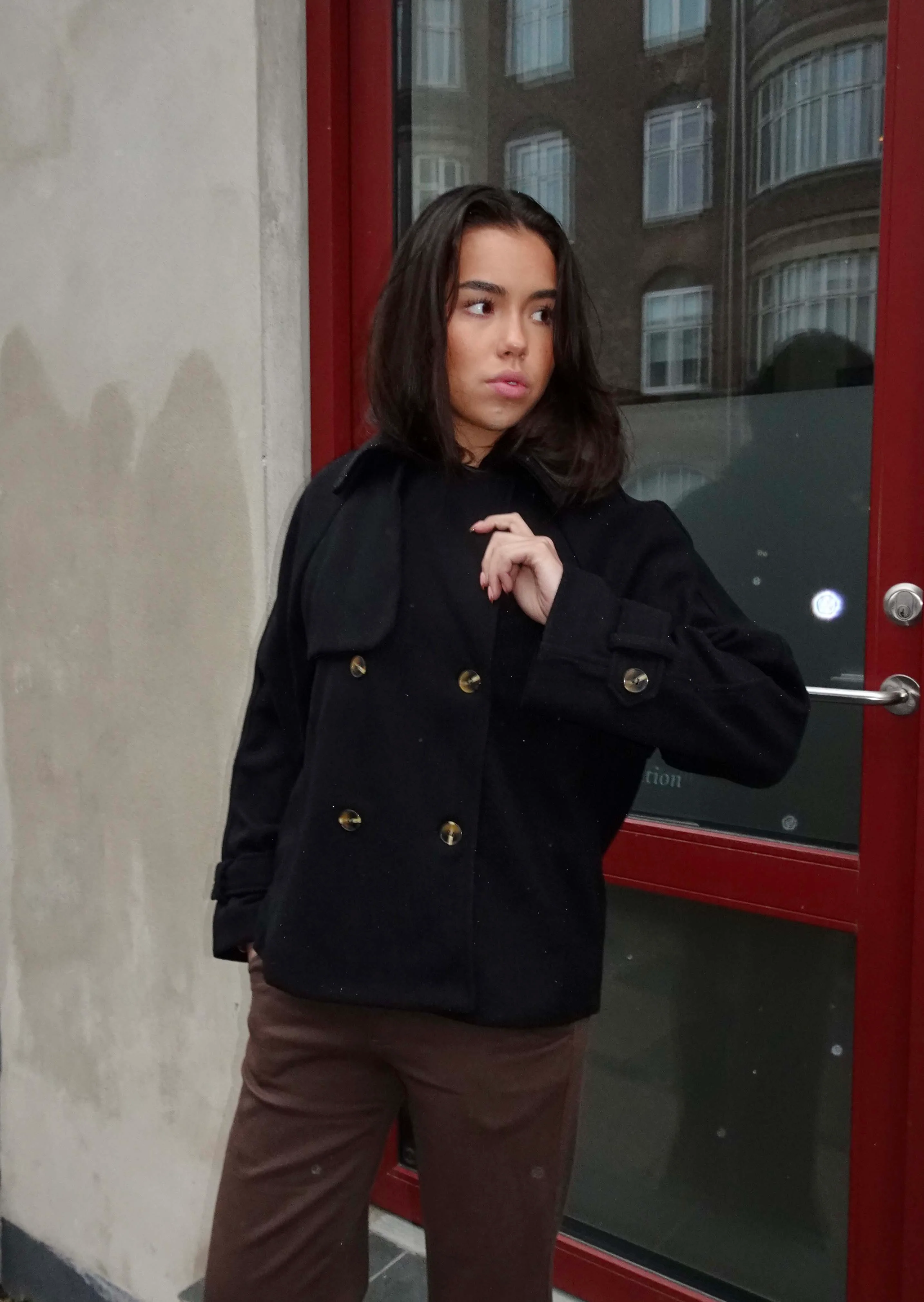 Partricia short trenchcoat - Black 6 Partricia short trenchcoat - Black