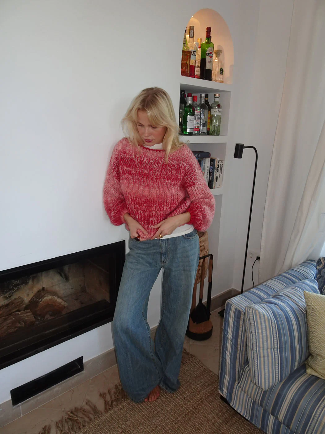 Pastana knitted sweater – Pink/red 11 Pastana knitted sweater – Pink/red