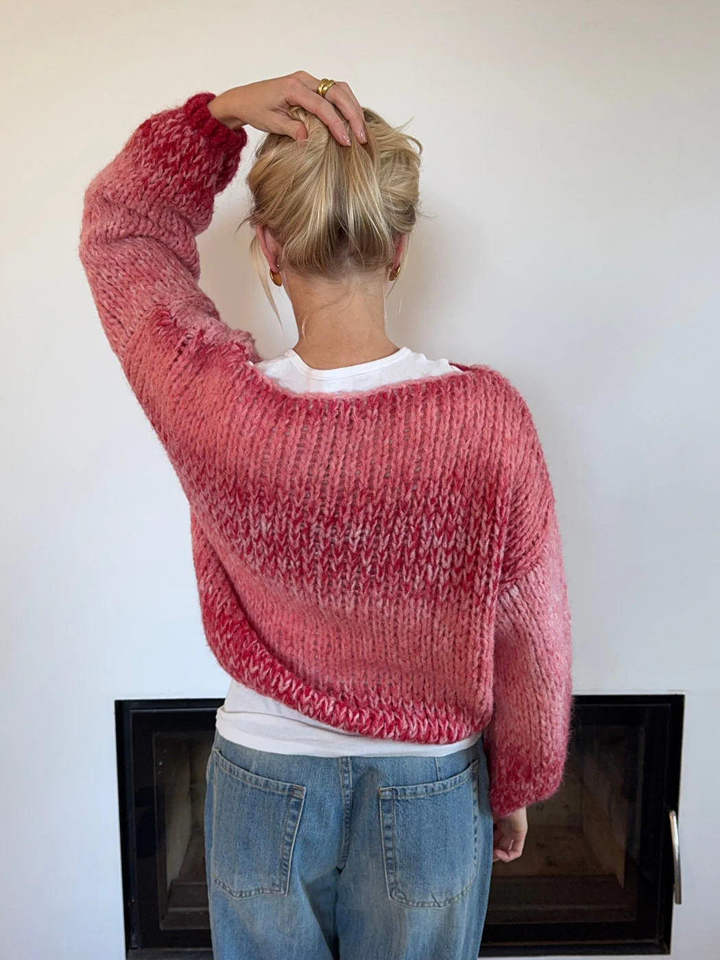 Pastana knitted sweater – Pink/red 6 Pastana knitted sweater – Pink/red