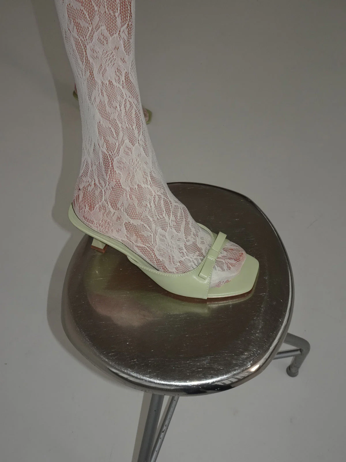 Pastella mules with bow - Mint green 13 Pastella mules with bow - Mint green