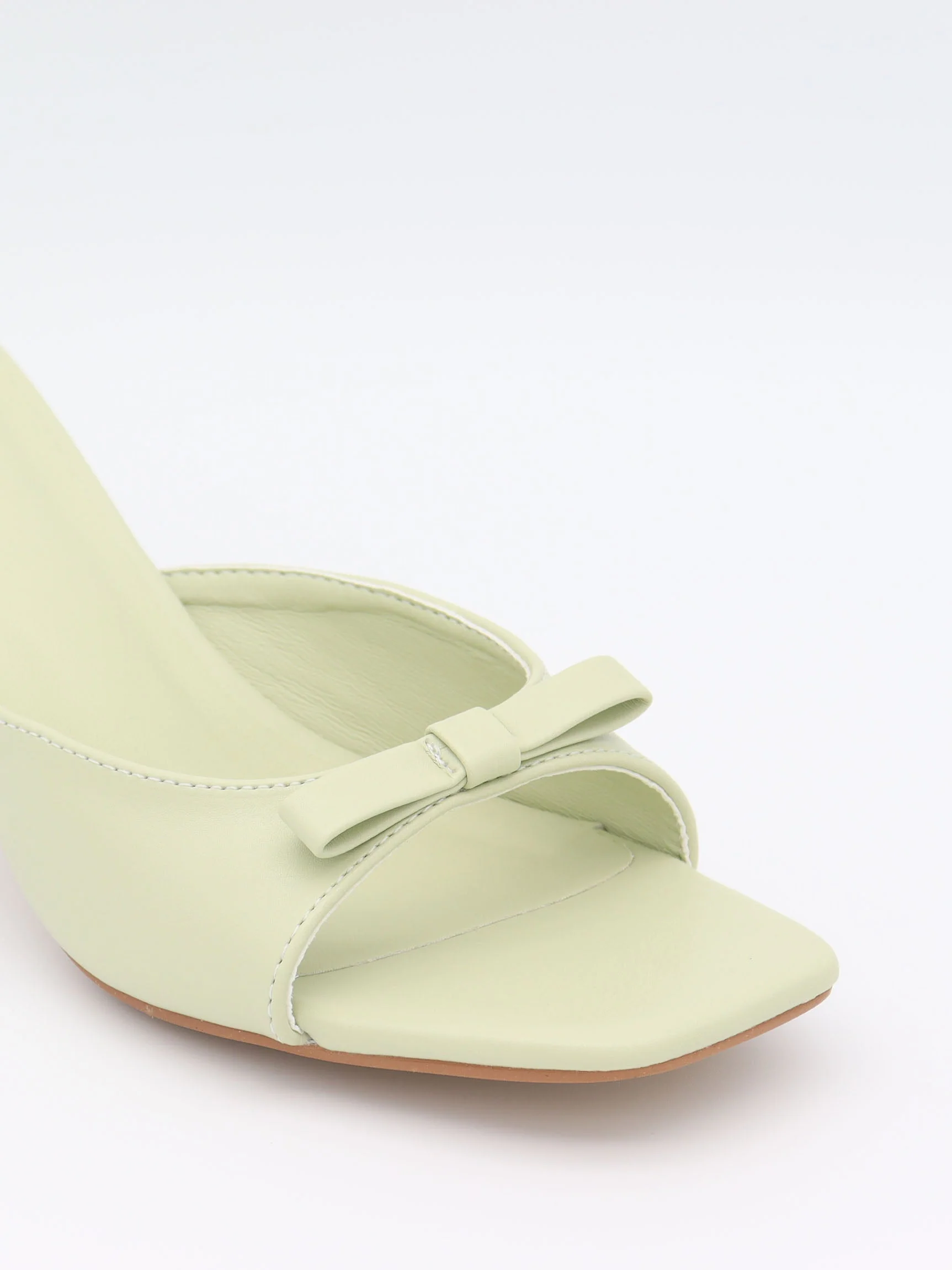 Pastella mules with bow - Mint green 6 Pastella mules with bow - Mint green