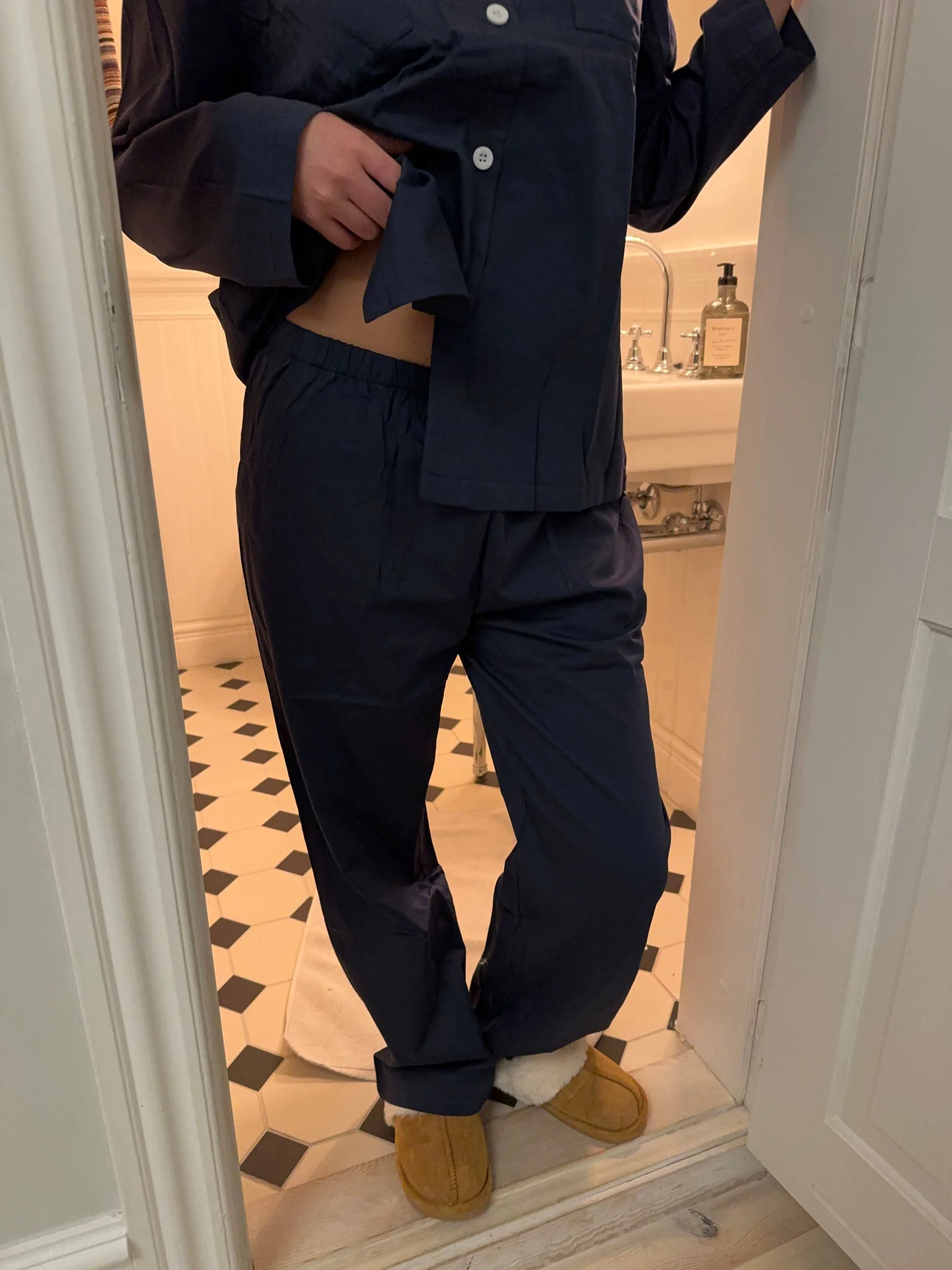 Pinja pyjamas set - Navy/White 4 Pinja pyjamas set - Navy/White