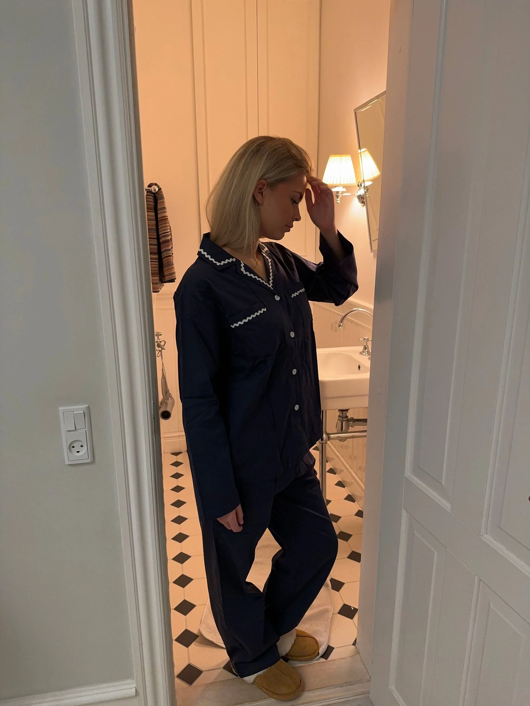 Pinja pyjamas set - Navy/White 9 Pinja pyjamas set - Navy/White