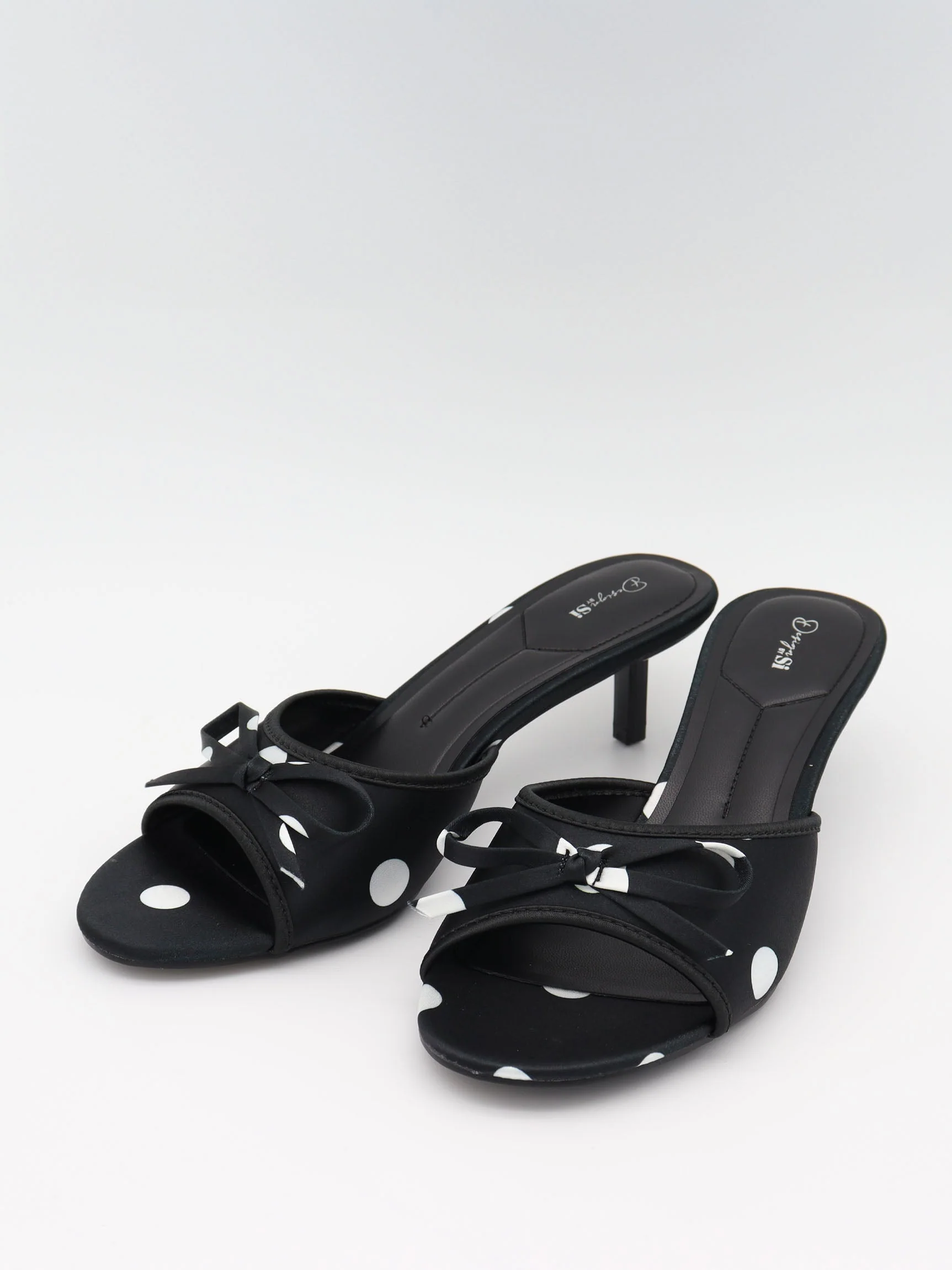Rosita heels with polka dots - Black/white 5 Rosita heels with polka dots - Black/white