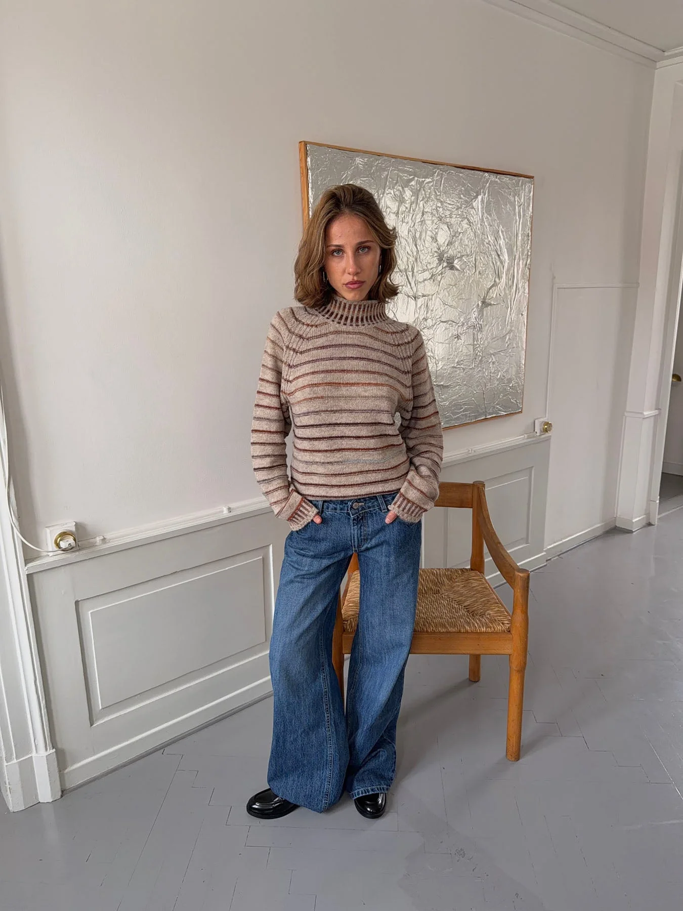 Rainova knit with stripes - Beige/multicolored 14 Rainova knit with stripes - Beige/multicolored