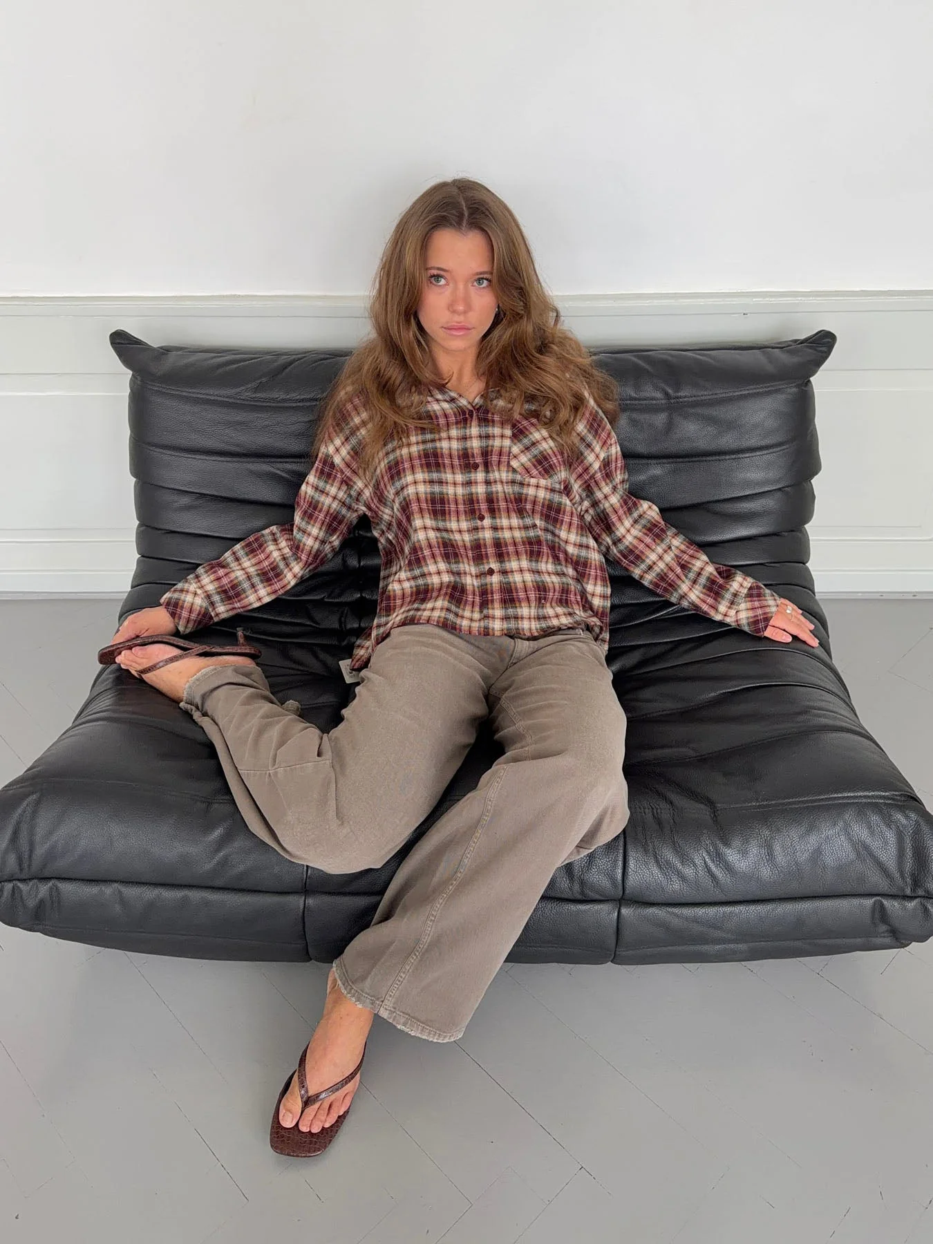 Rydera flannel shirt - Red/Brown/white 9 Rydera flannel shirt - Red/Brown/white