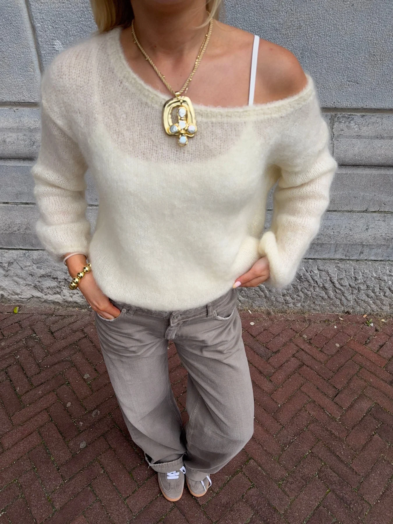 Scandivv fluffy knit - Off white 14 Scandivv fluffy knit - Off white