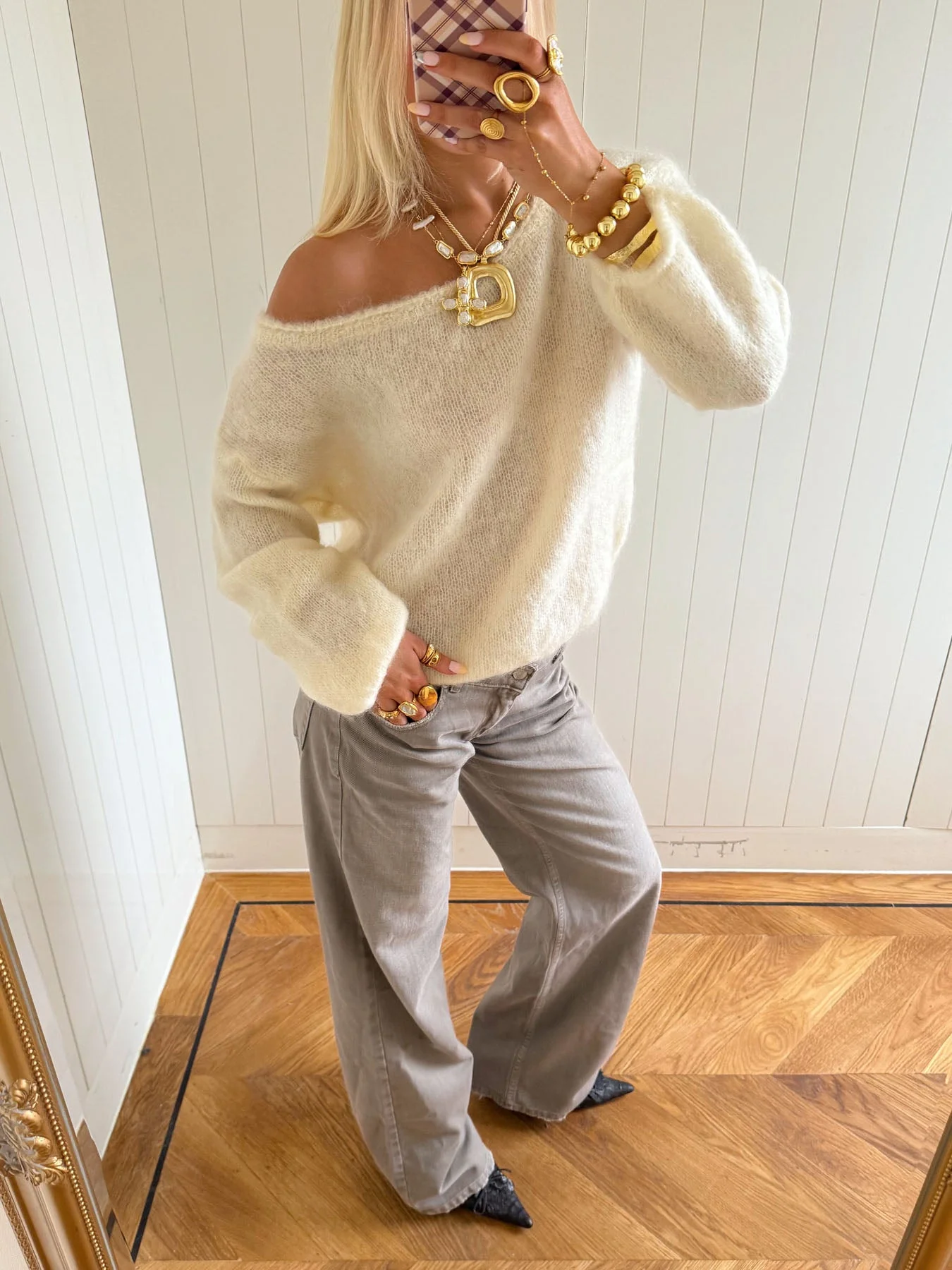 Scandivv fluffy knit - Off white 6 Scandivv fluffy knit - Off white
