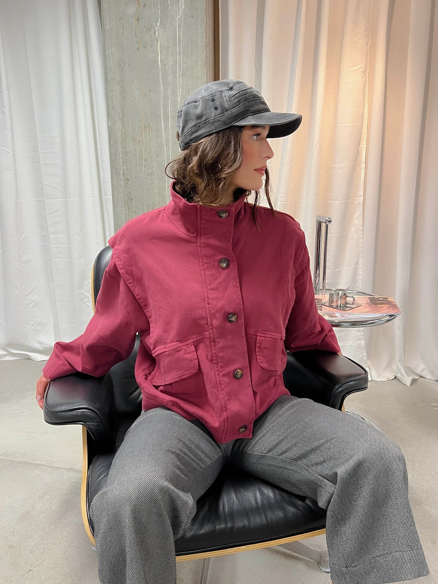 Seraphine jacket - Wine red 15 Seraphine jacket - Wine red