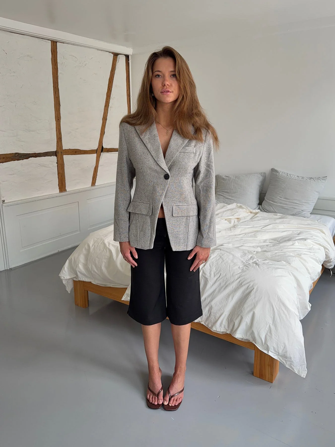 Sienna wool blazer - Light grey 1 Sienna wool blazer - Light grey