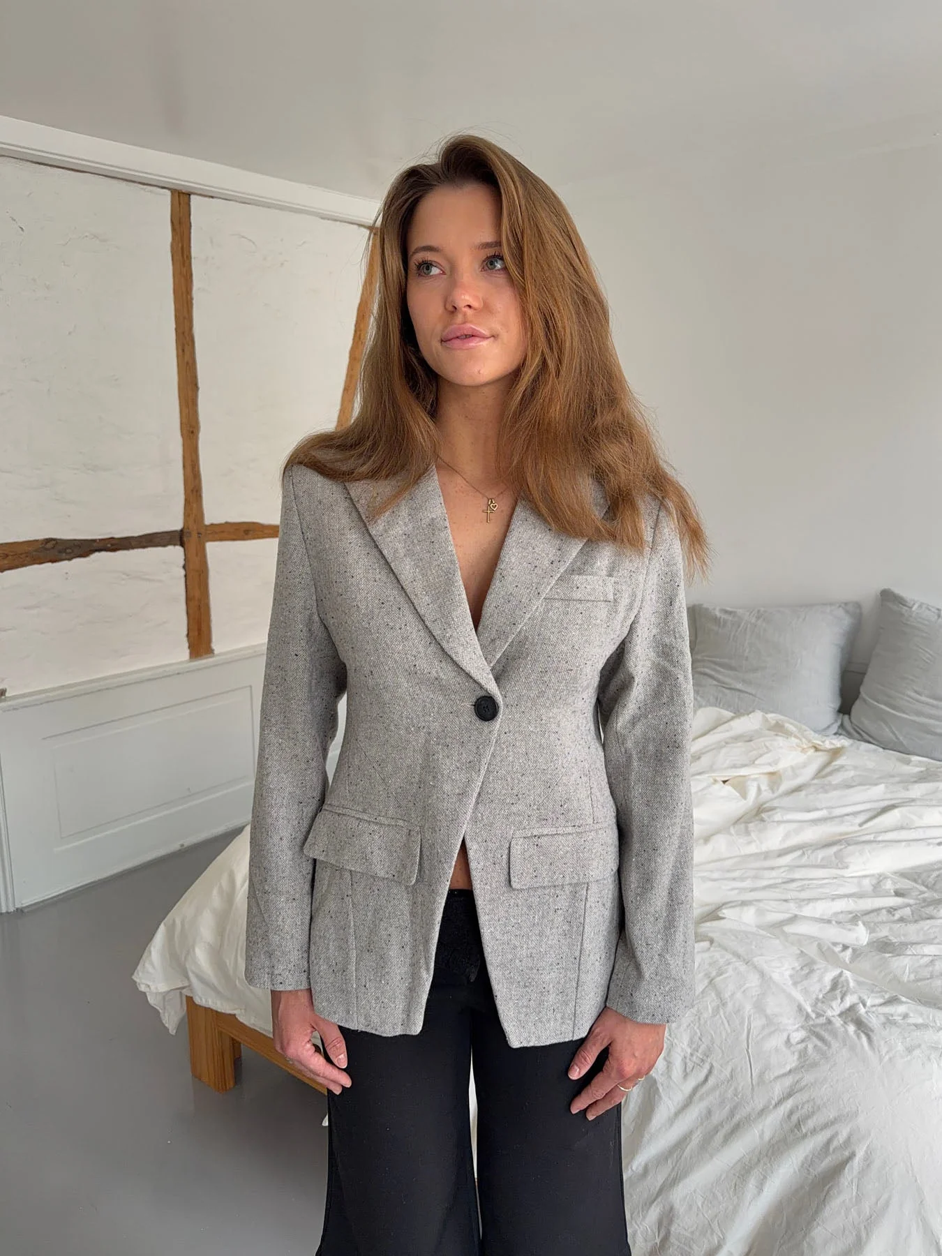 Sienna wool blazer - Light grey 4 Sienna wool blazer - Light grey