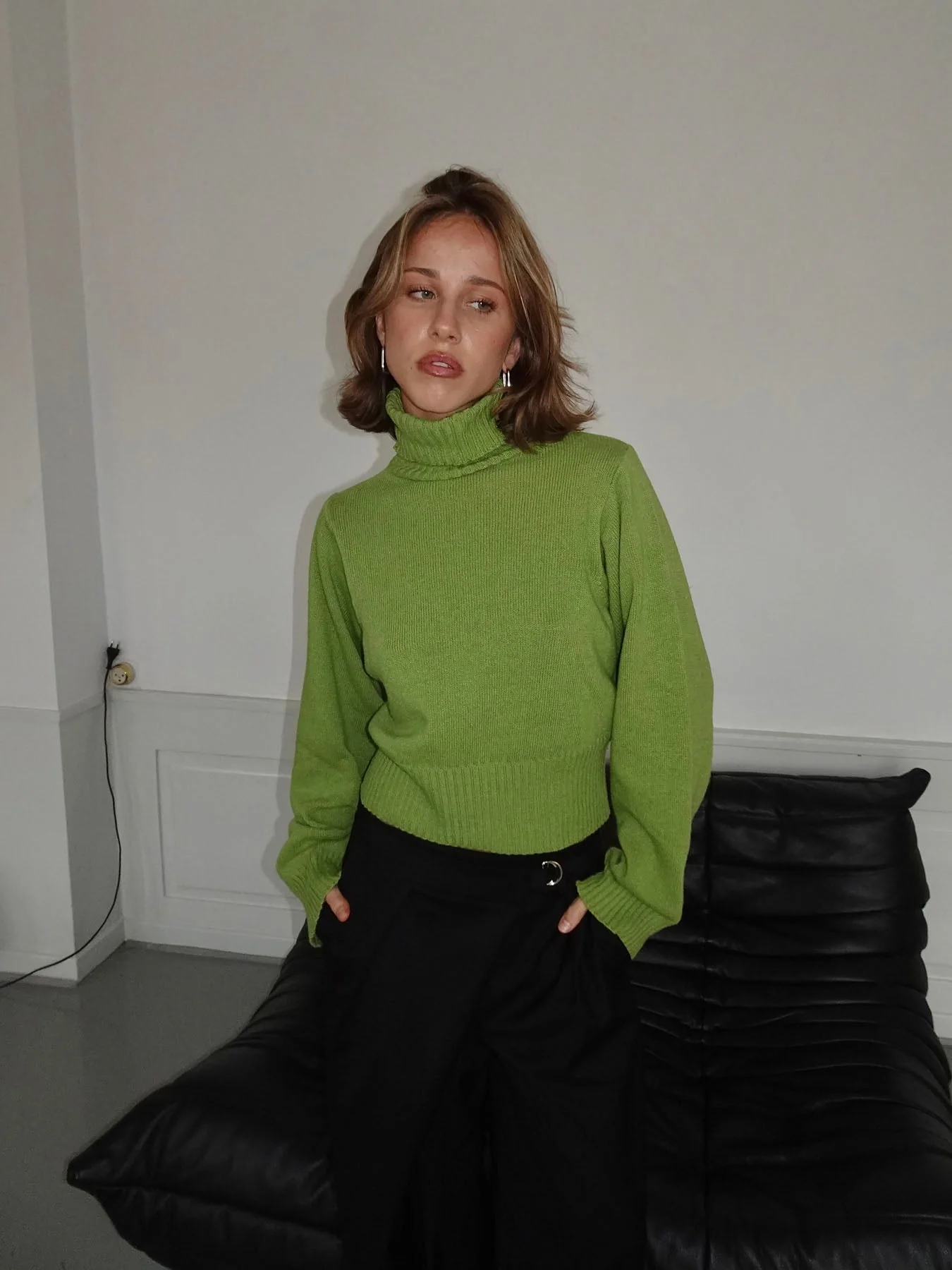 Vivina turtleneck - Green 2 Vivina turtleneck - Green