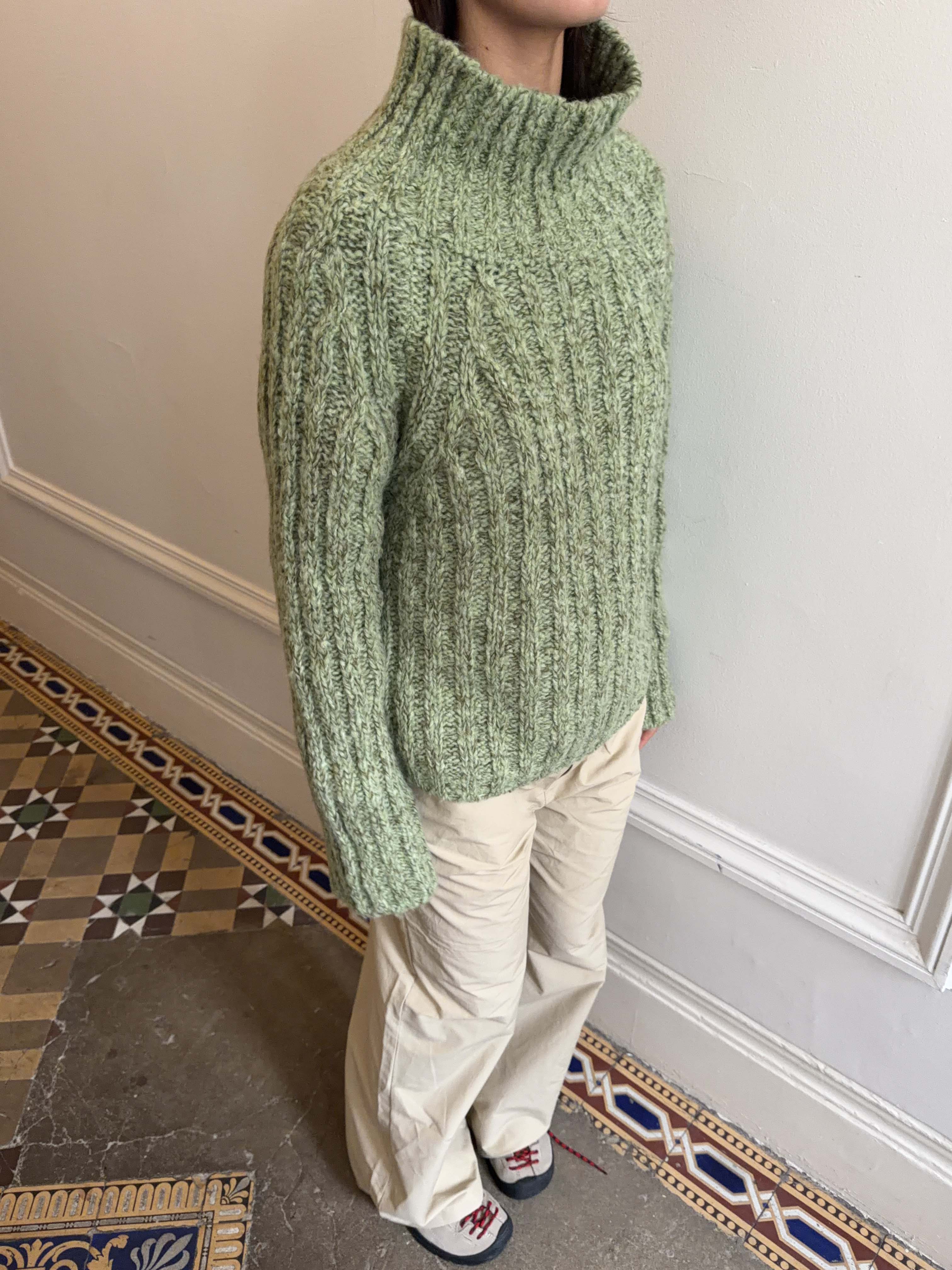 Tikka knit sweater - Green 5 Tikka knit sweater - Green